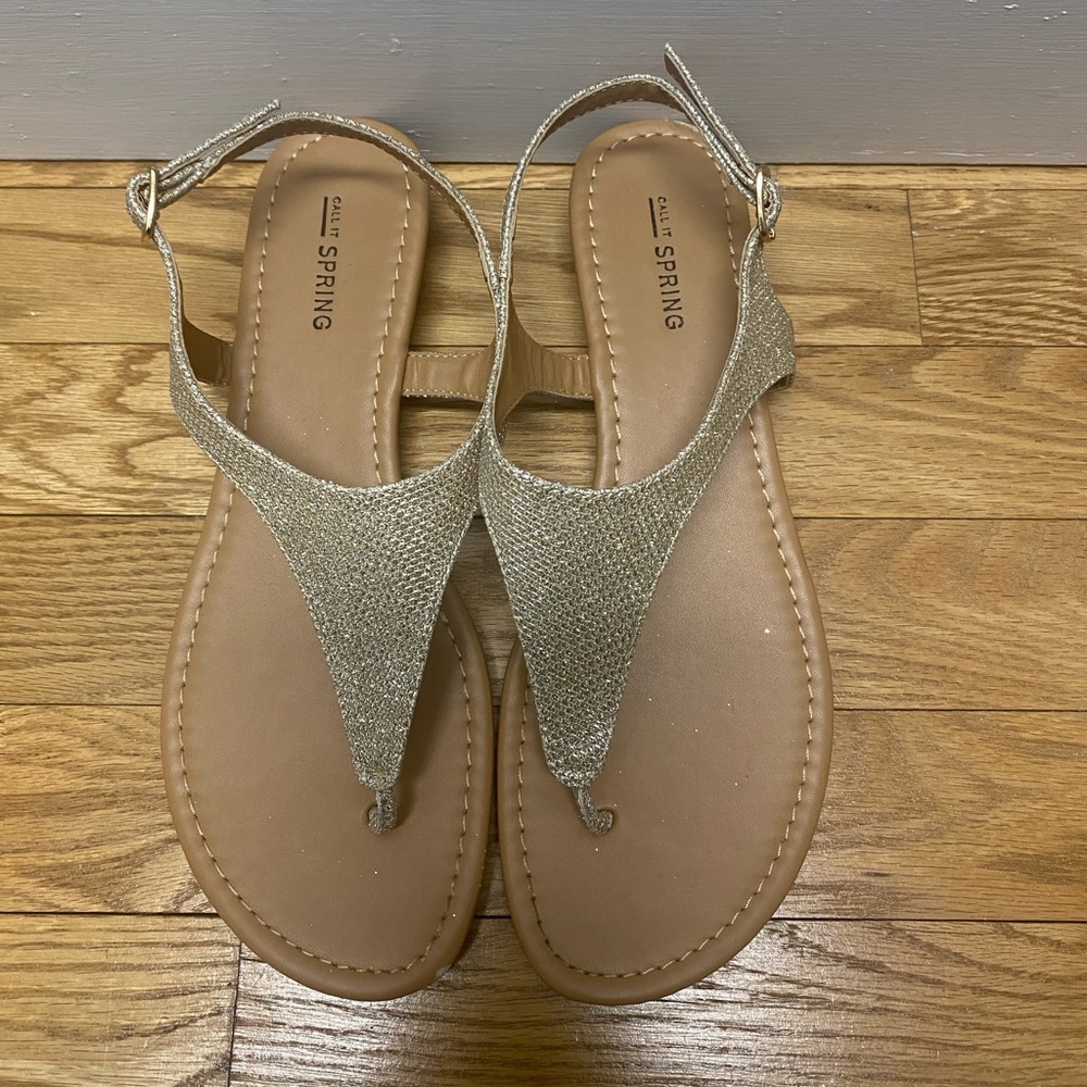Gold, Call It Spring Sandals